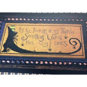RARE Something Wicked Cross Stitch Pattern By La-D-Da